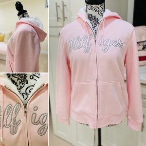 Tommy Hilfiger Pink Zipper Hoodie